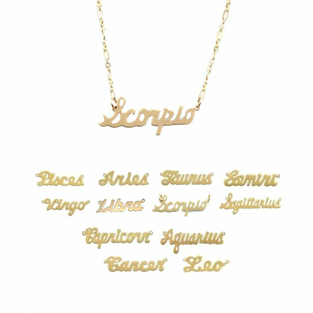 farrah b - horoscope necklace