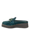 NAKED FEET - ELECT in EMERALD Platform Mules