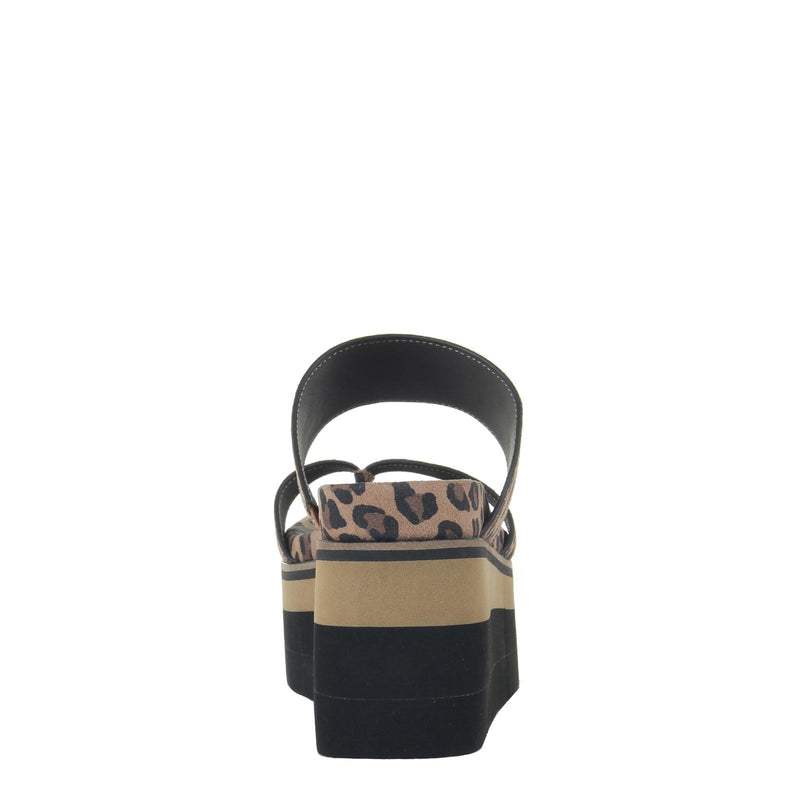 NAKED FEET | Flux Platform Sandal - Leopard Print | Online Exclusive
