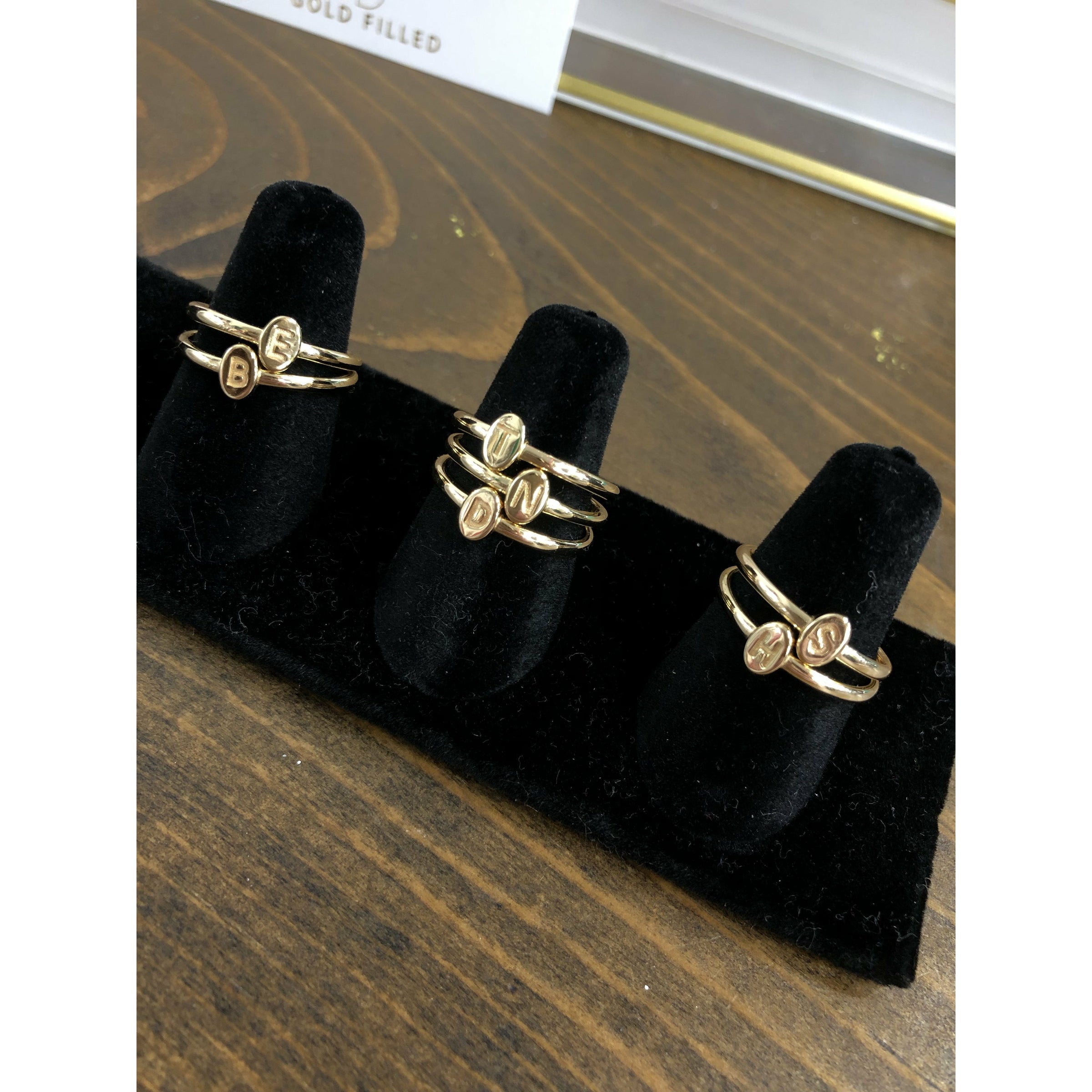 kinsey designs | mini initial ring