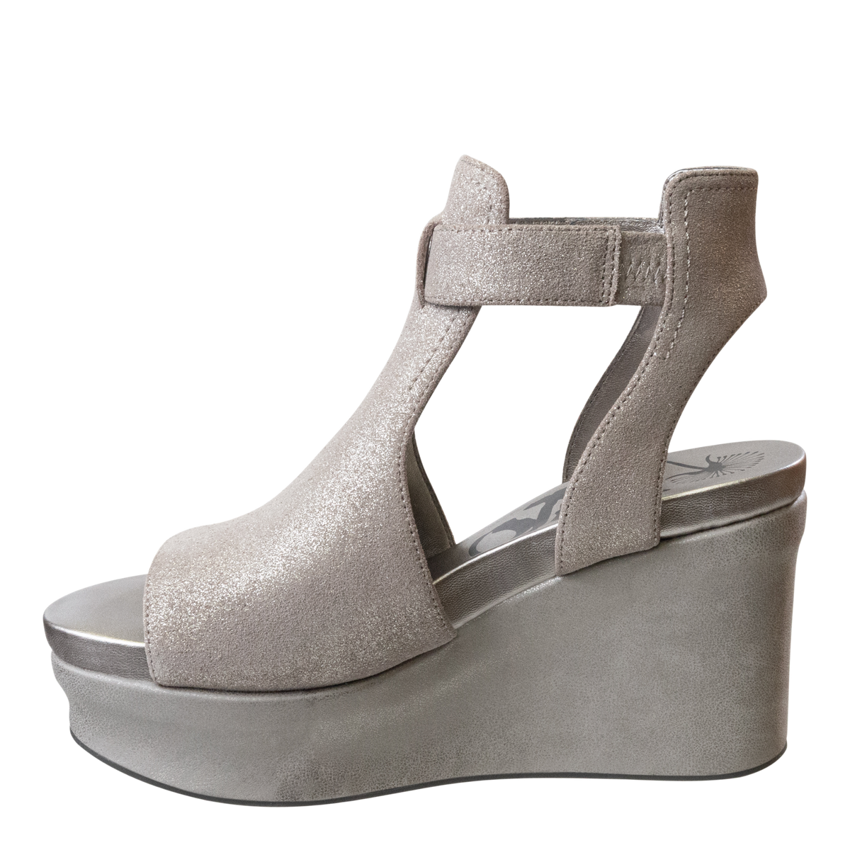 OTBT | Mojo Wedge Sandal - Silver | Online Exclusive